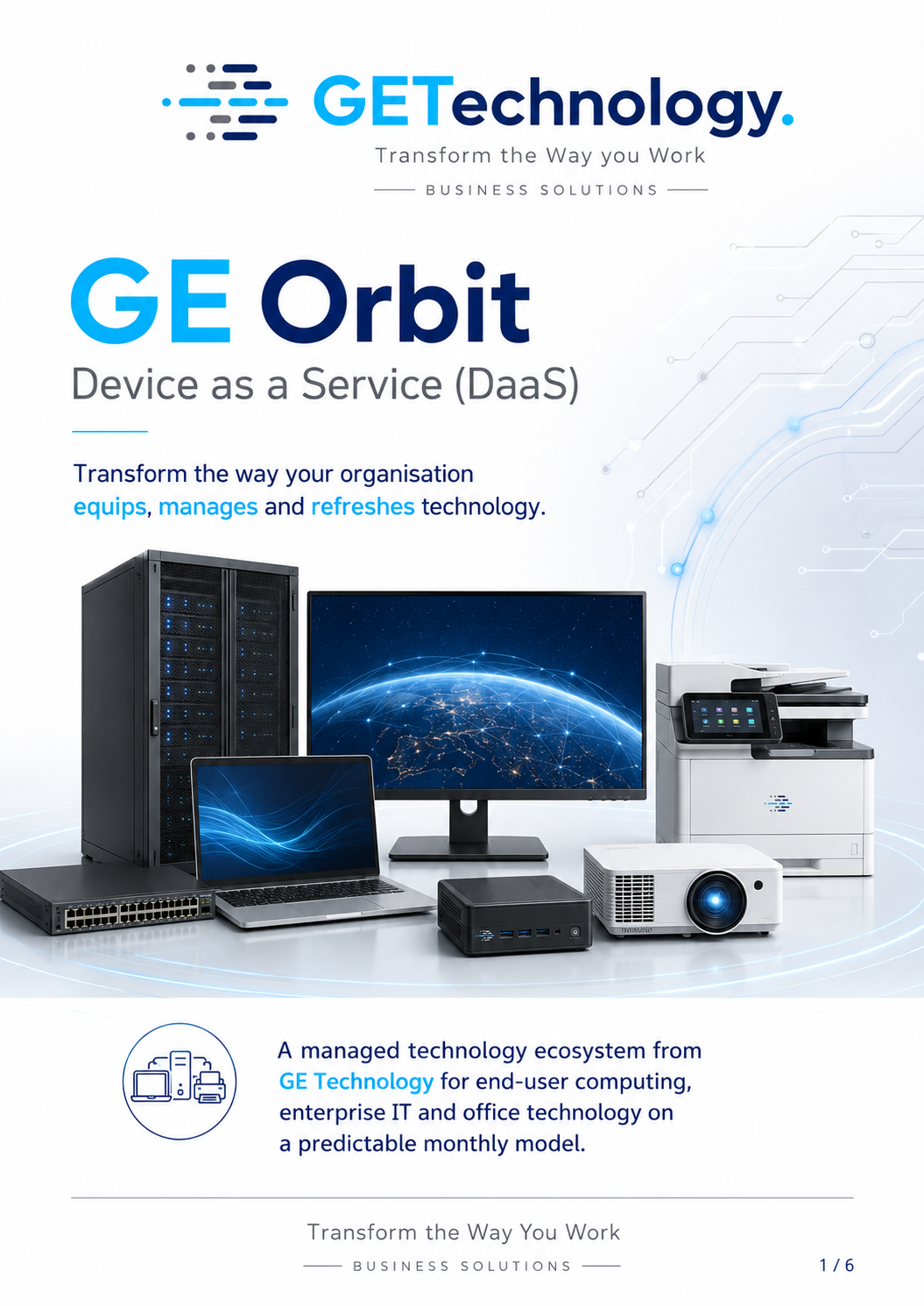 GE Orbit Device as a Service ecosystem